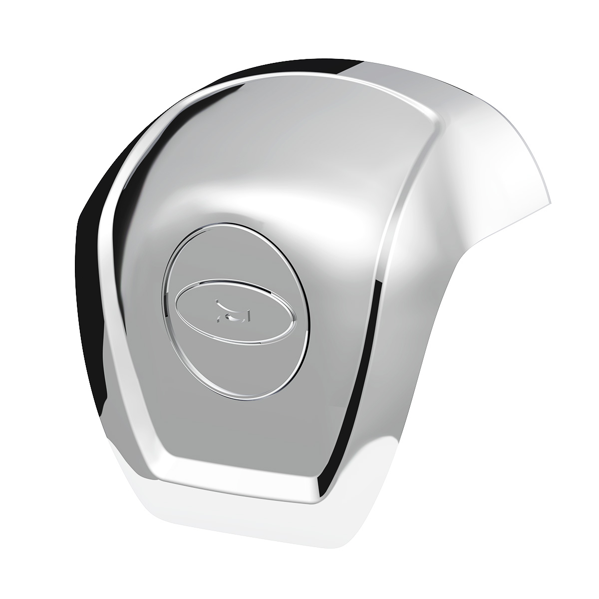 Chrome Steering Wheel Horn Pad For 2012-2021 Peterbilt 579 - Thumbnail 2