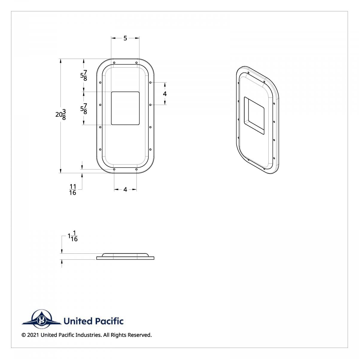 2005+ Peterbilt Wood Shift Plate - Thumbnail 2