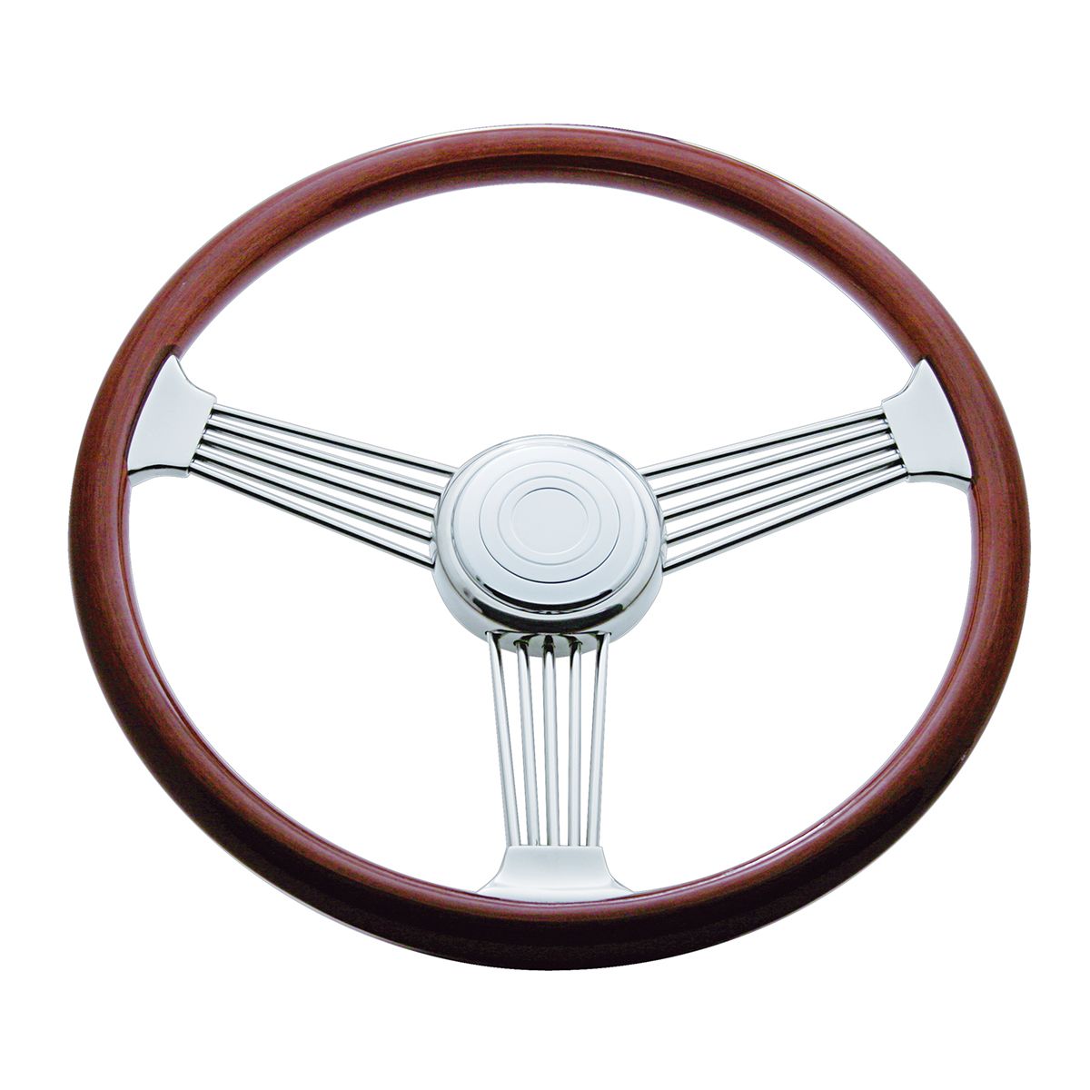 18" Banjo Steering Wheel With Hub & Horn Button Kit For Peterbilt (1998-2005), Kenworth (2001-2002)