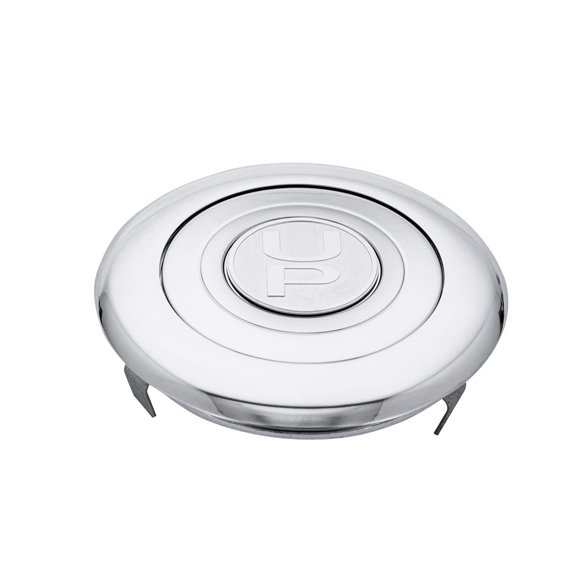 Chrome Aluminum Steering Wheel Horn Button With UP Logo