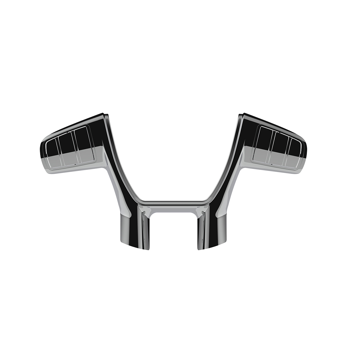 Plastic Trim For United Pacific YourGrip Peterbilt 579/Kenworth T680 Steering Wheel - Chrome - Thumbnail 2