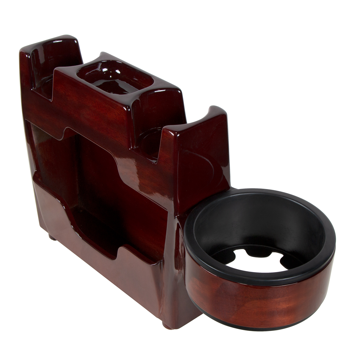 Wood Center Storage Console For Peterbilt