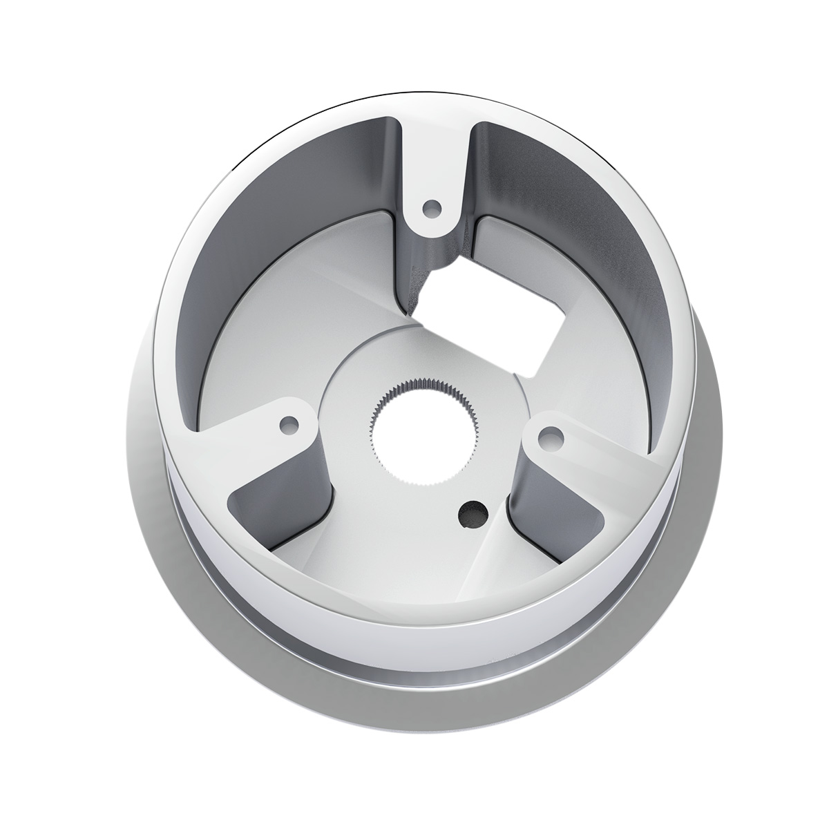 Chrome Steering Wheel Hub For 2007+ Freightliners - Thumbnail 3