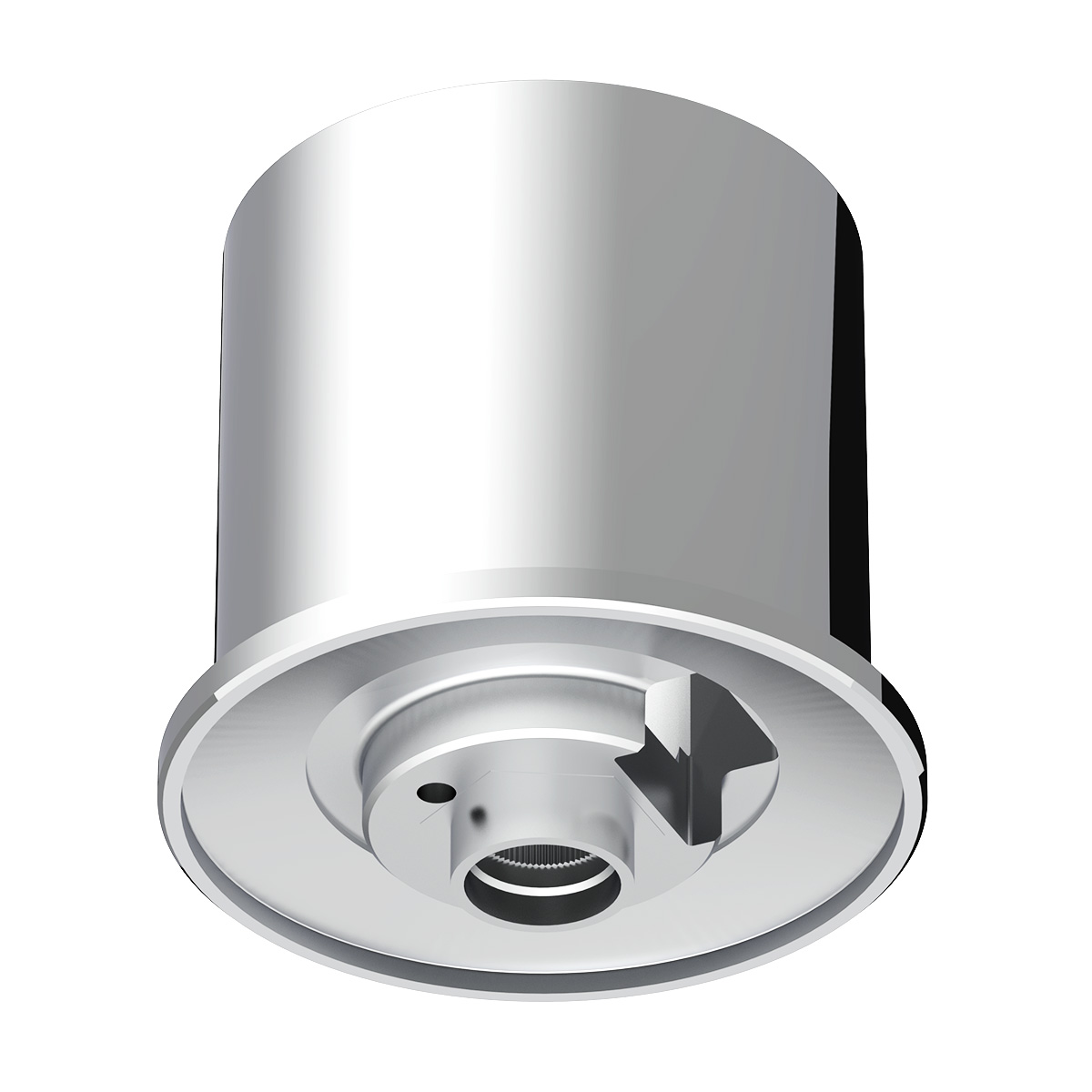 Chrome Steering Wheel Hub For 2007+ Freightliners - Thumbnail 5