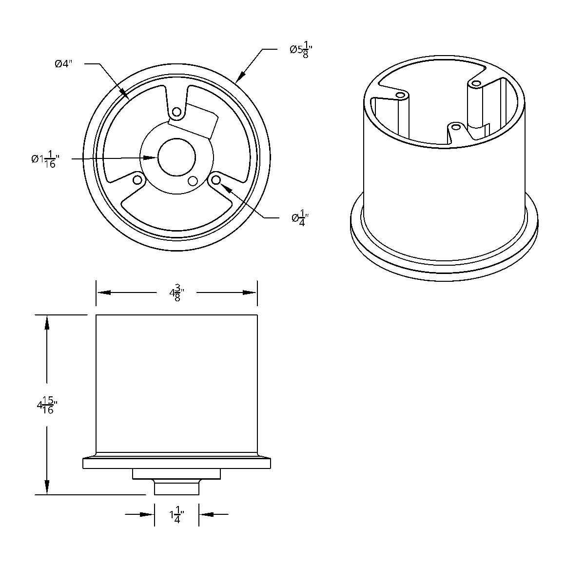 Chrome Steering Wheel Hub For 2007+ Freightliners - Thumbnail 10