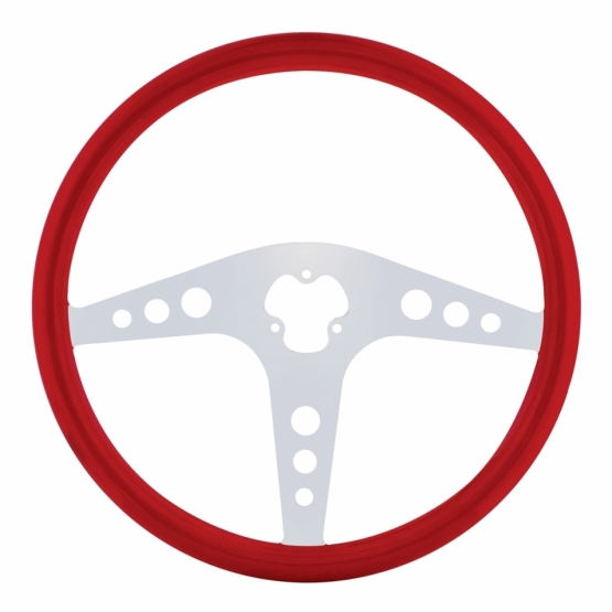 18" Color GT Steering Wheel - Indigo Red