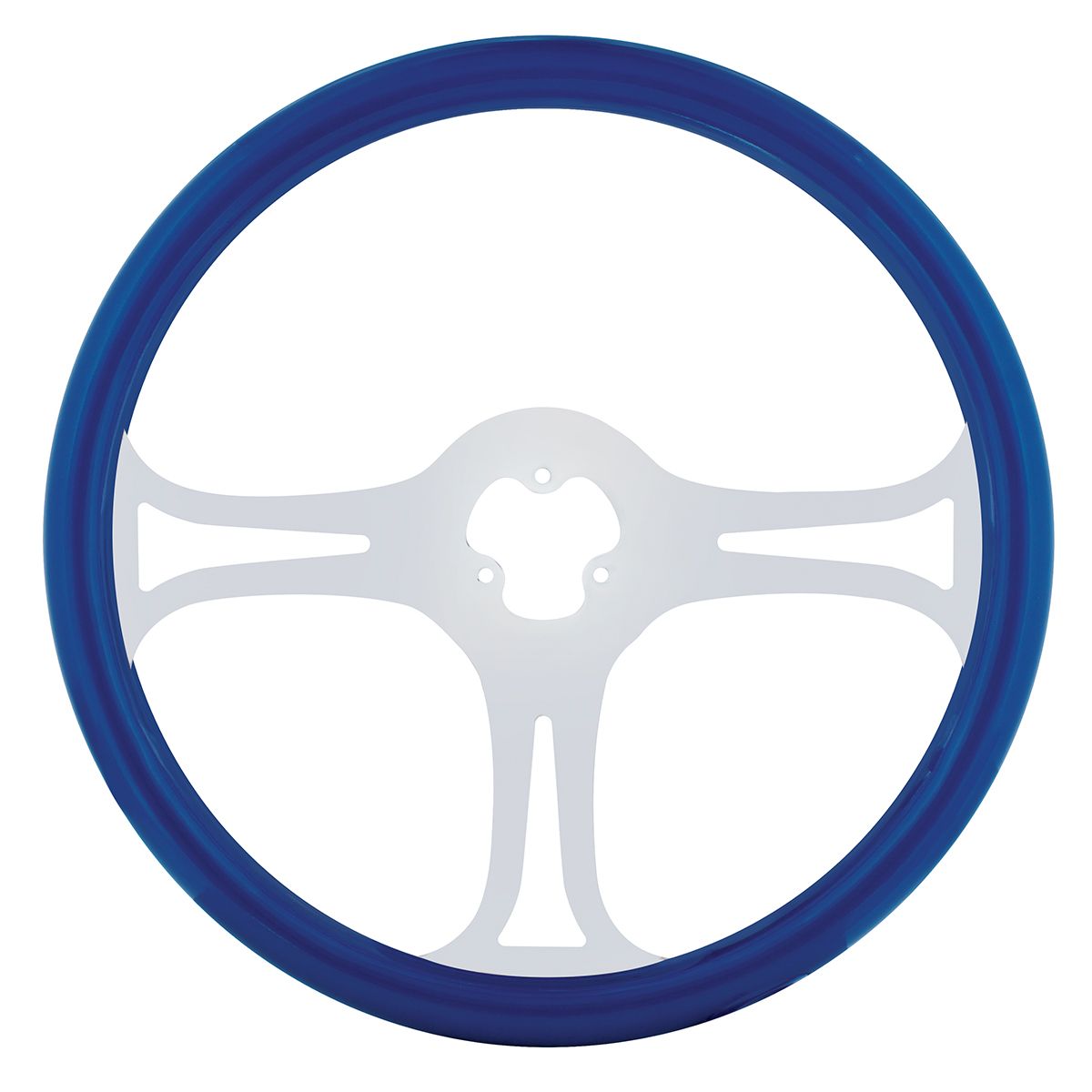 18" Color Blade Steering Wheel - Electric Blue