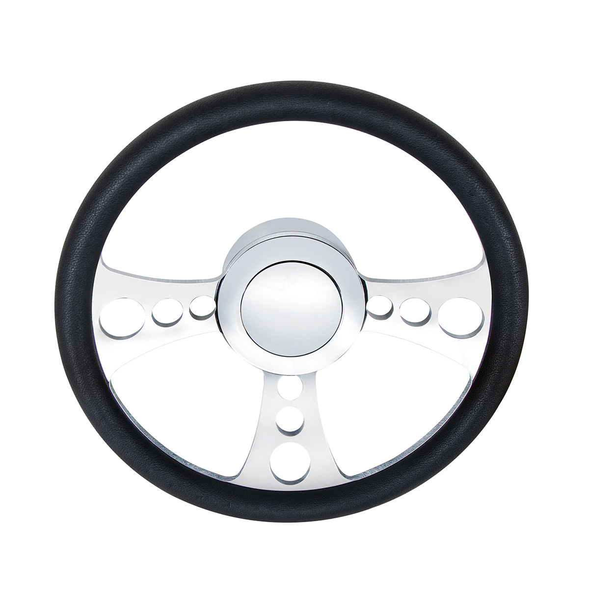 Chrome Billet Style Aluminum Horn Button - Thumbnail 7