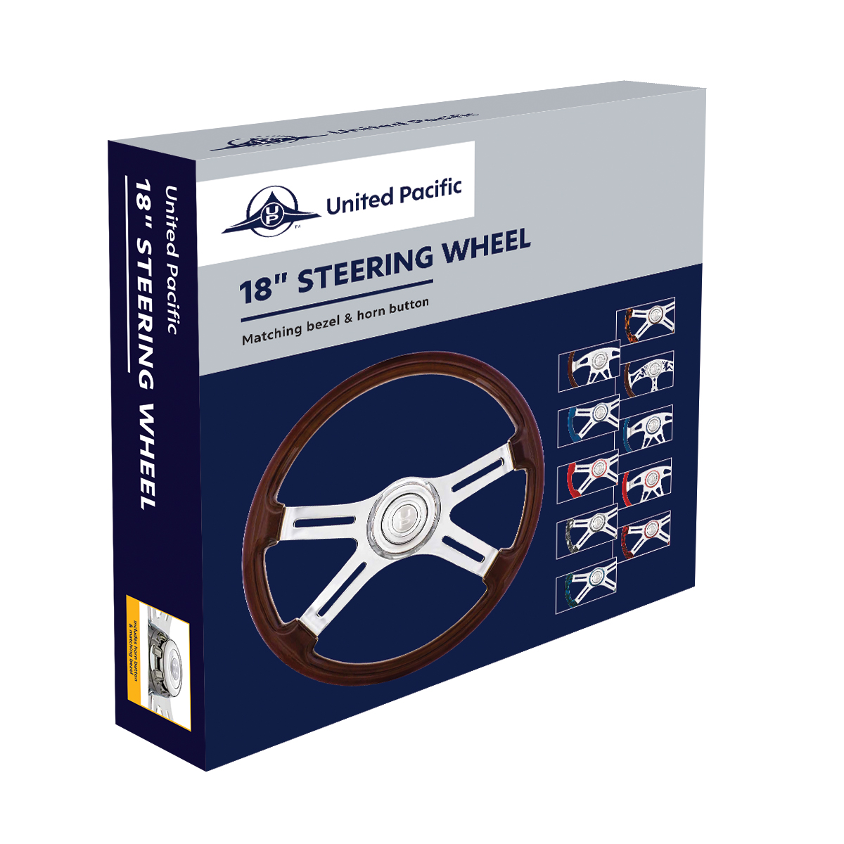 18" Flame Steering Wheel With Matching Flame Bezel - Thumbnail 5