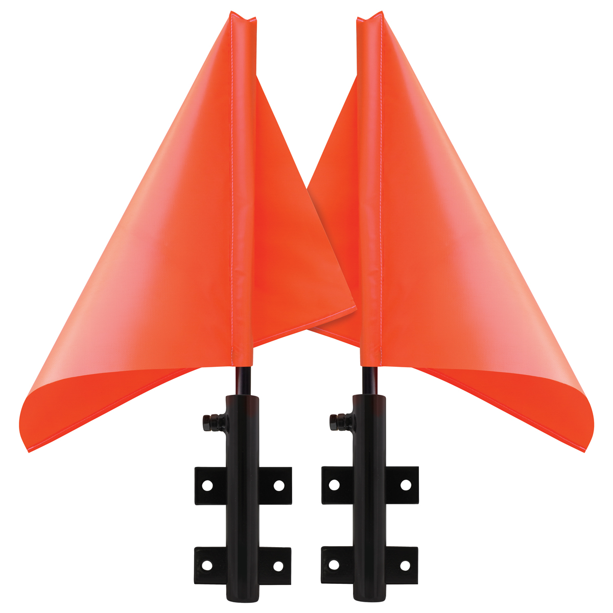 Warning Flag Holder - Black (Pair) - Thumbnail 2