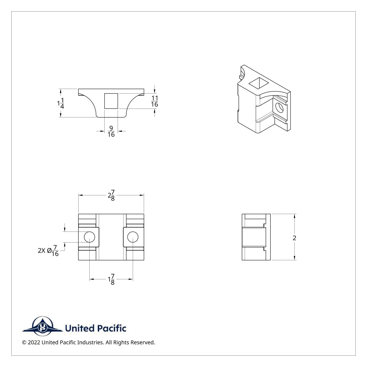 Standard Cast Mount - Thumbnail 6