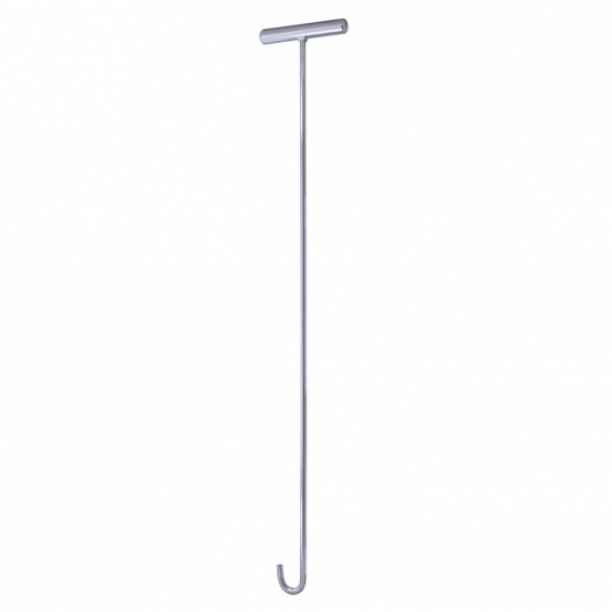 Chrome 31" Long Fifth Wheel Pin Puller, J-Hook (Each) - Thumbnail 2