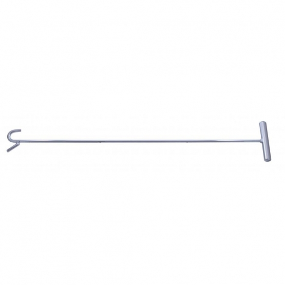 Chrome 31" Long Fifth Wheel Pin Puller, S-Hook (Each)