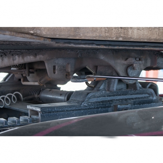 Chrome 31" Long Fifth Wheel Pin Puller, S-Hook (Each) - Thumbnail 5