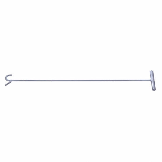 Chrome 36" Long Fifth Wheel Pin Puller, S-Hook (Each)