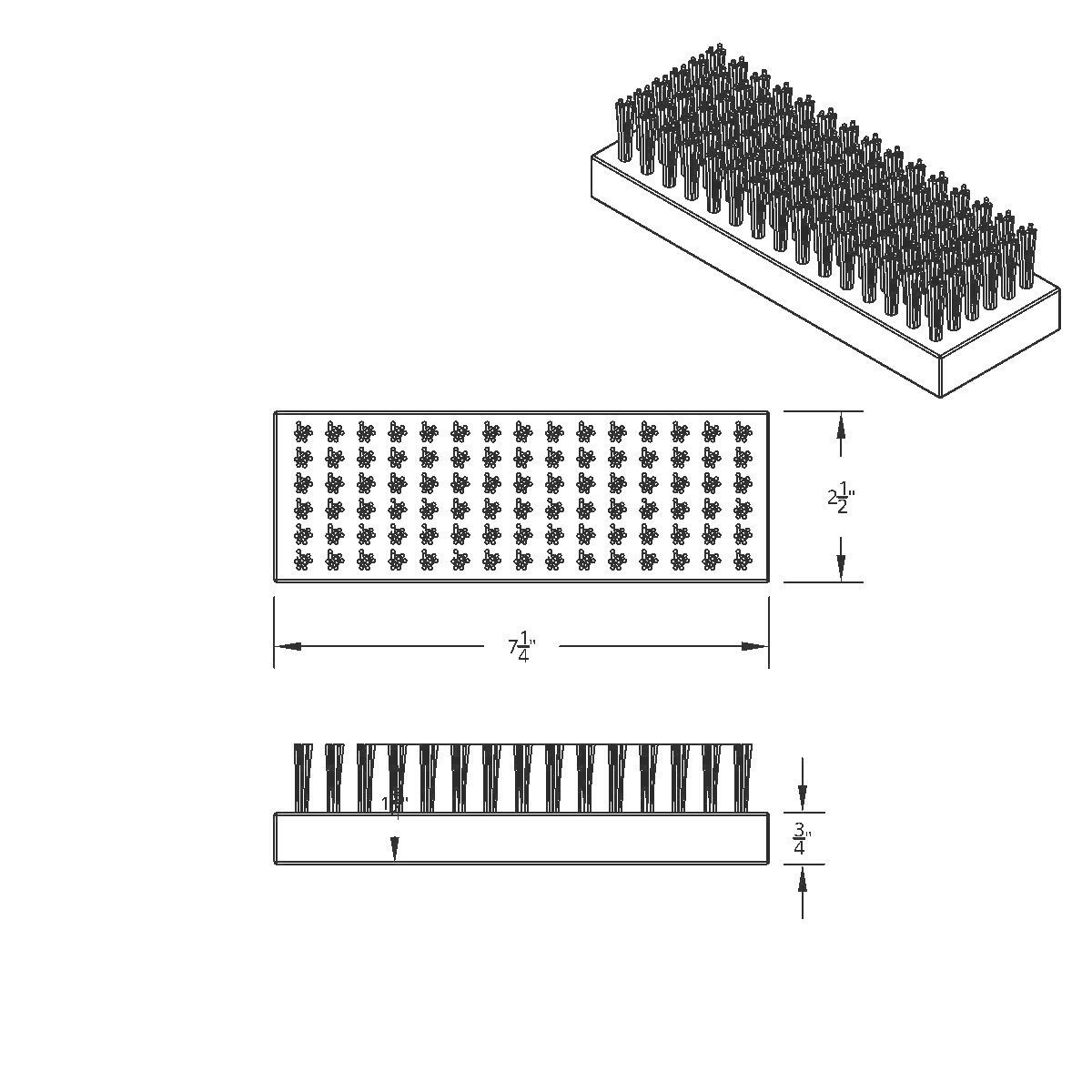 Black Nylon Boot Brush - Thumbnail 7