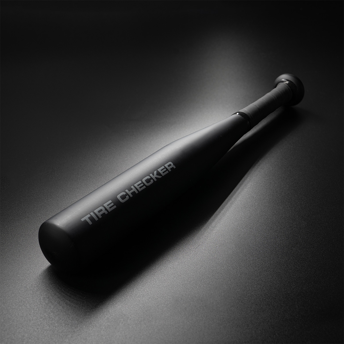 17" Aluminum Tire Checker Bat-Matte Black - Thumbnail 8