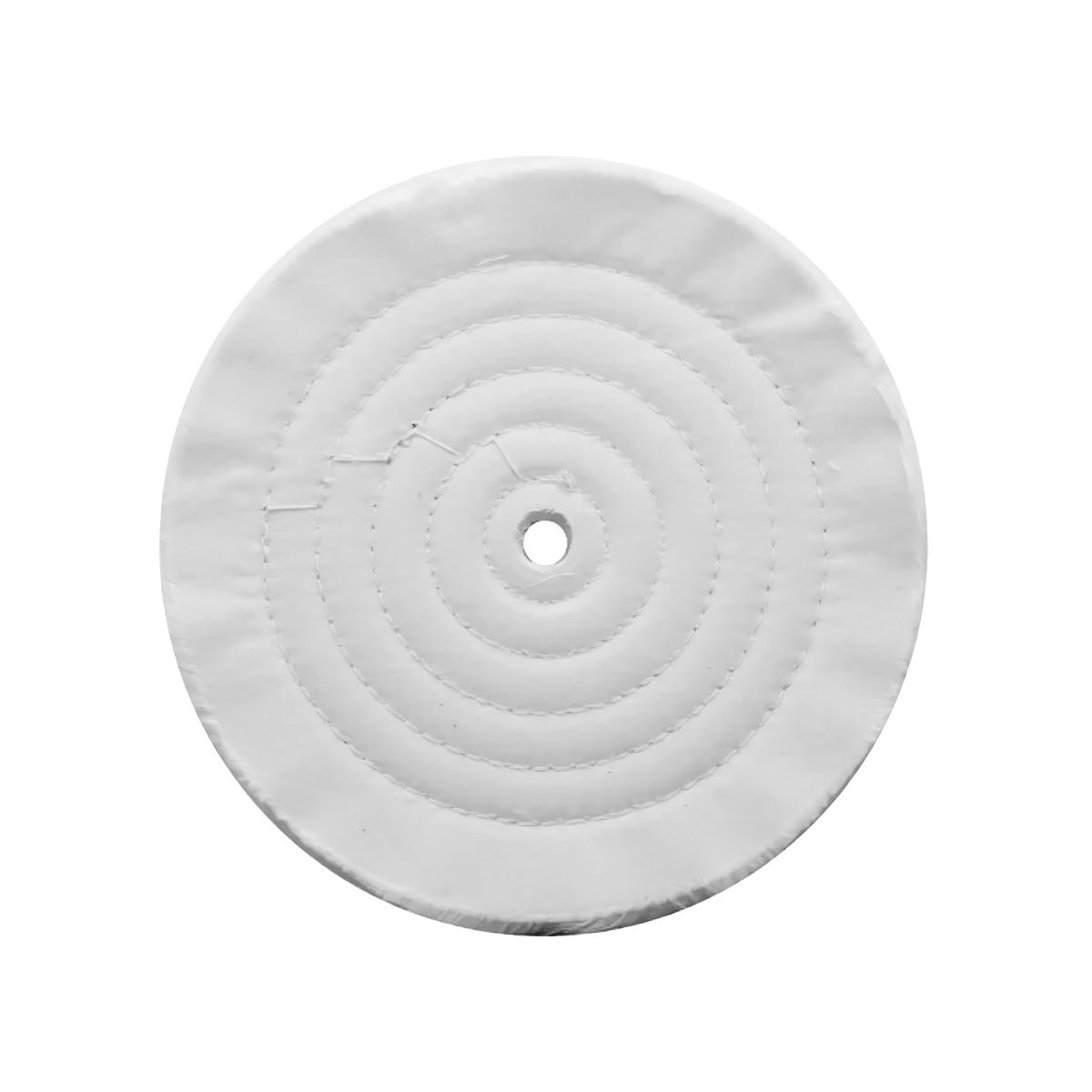 8" White Soft Muslin Buff - 5/8" Arbor