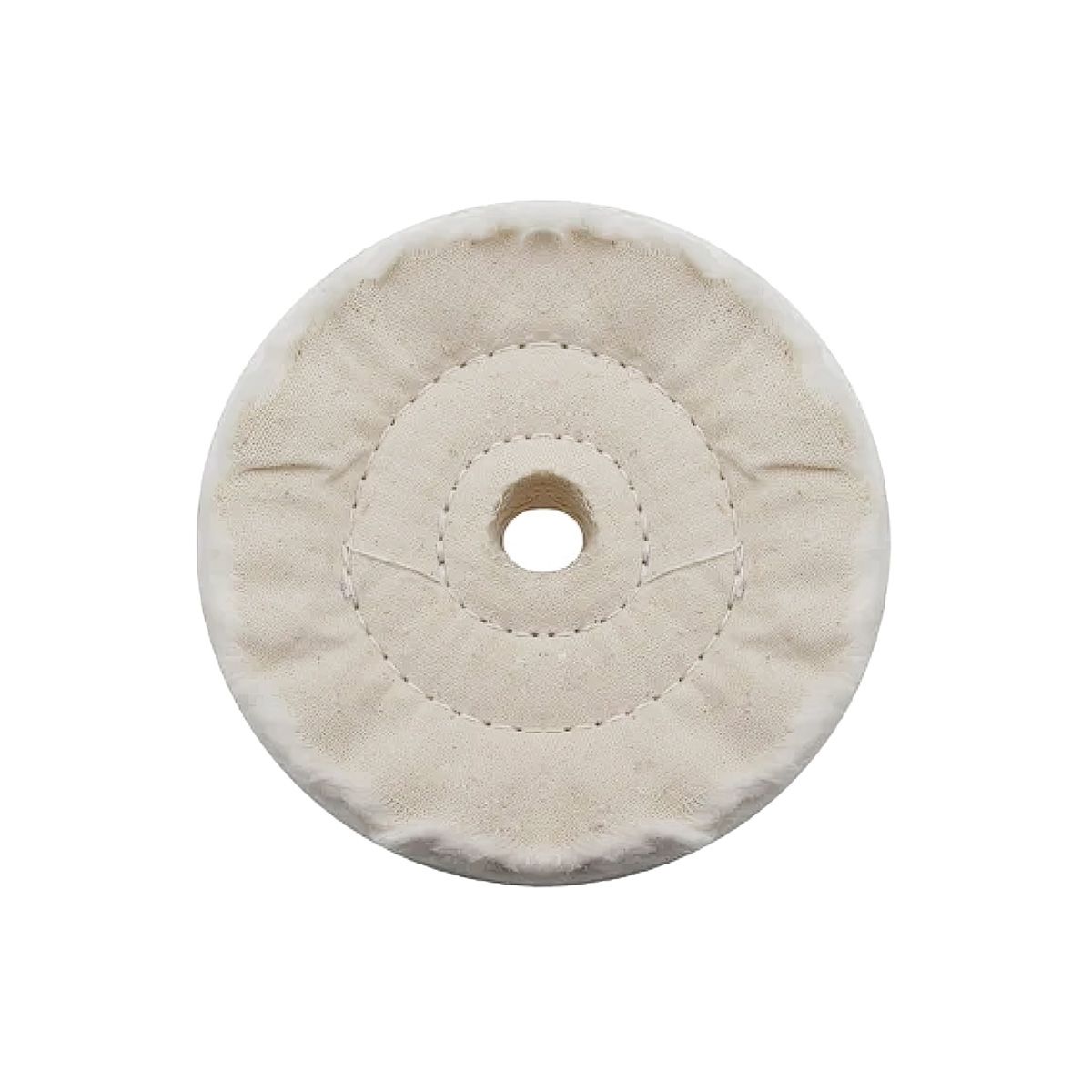 3" White Soft Muslin Buff - 5/8" Arbor