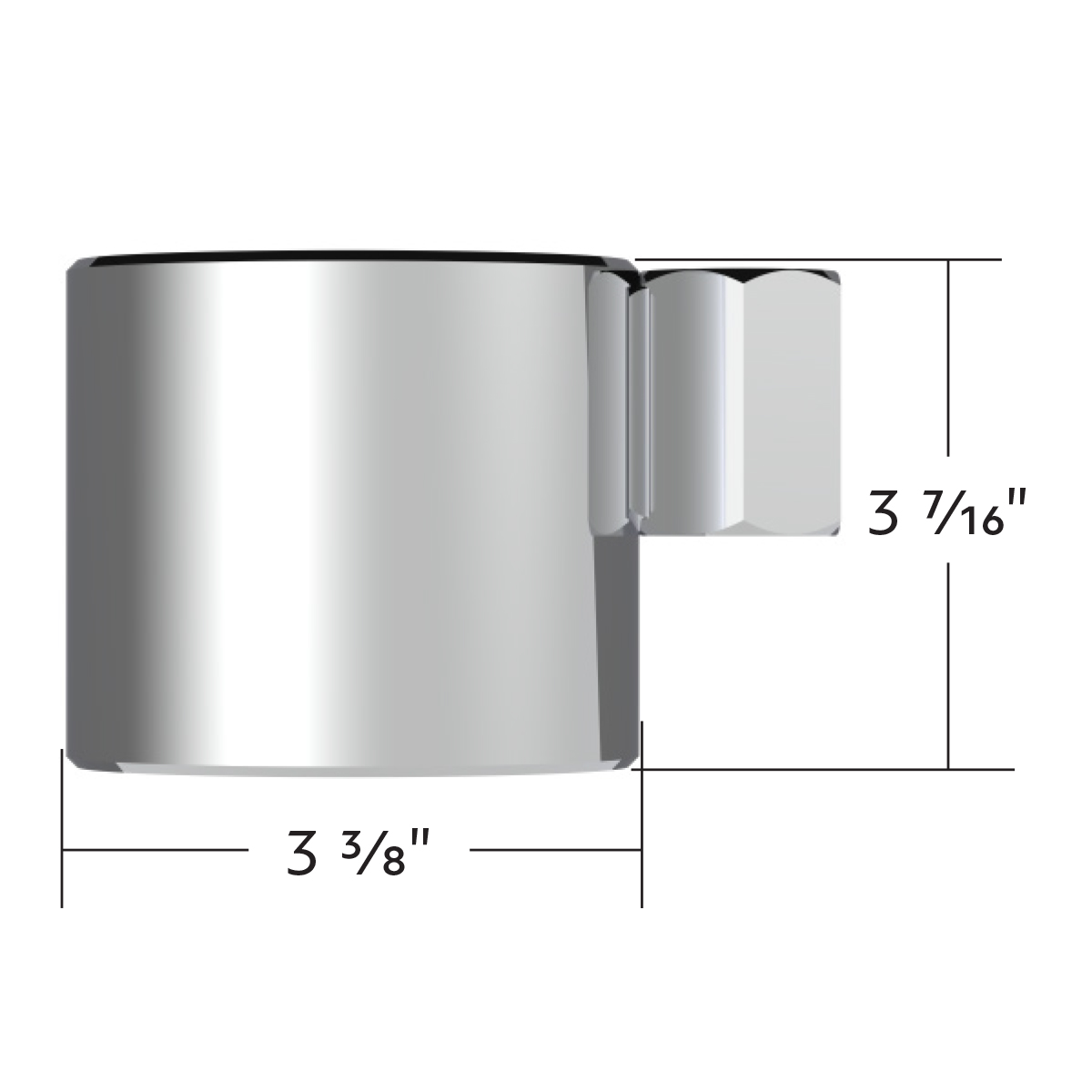 Heavy Duty Steel King Pin Lock With 12" Warning Tag For 2" Diameter Kingpin - Thumbnail 5