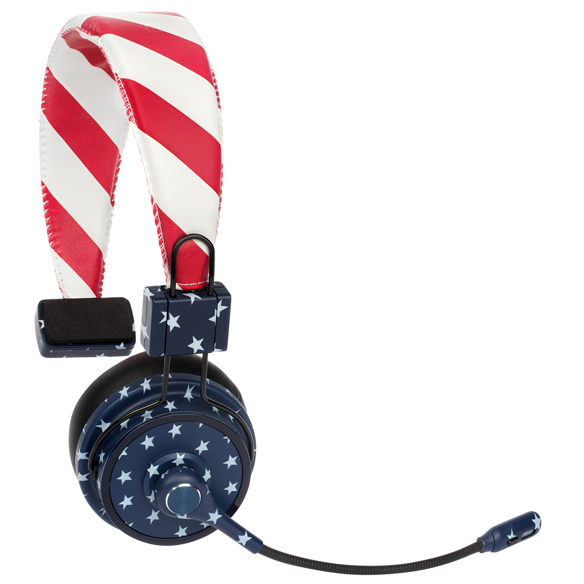 Blue Tiger Elite Ultra Bluetooth Headset - USA Flag - Thumbnail 3
