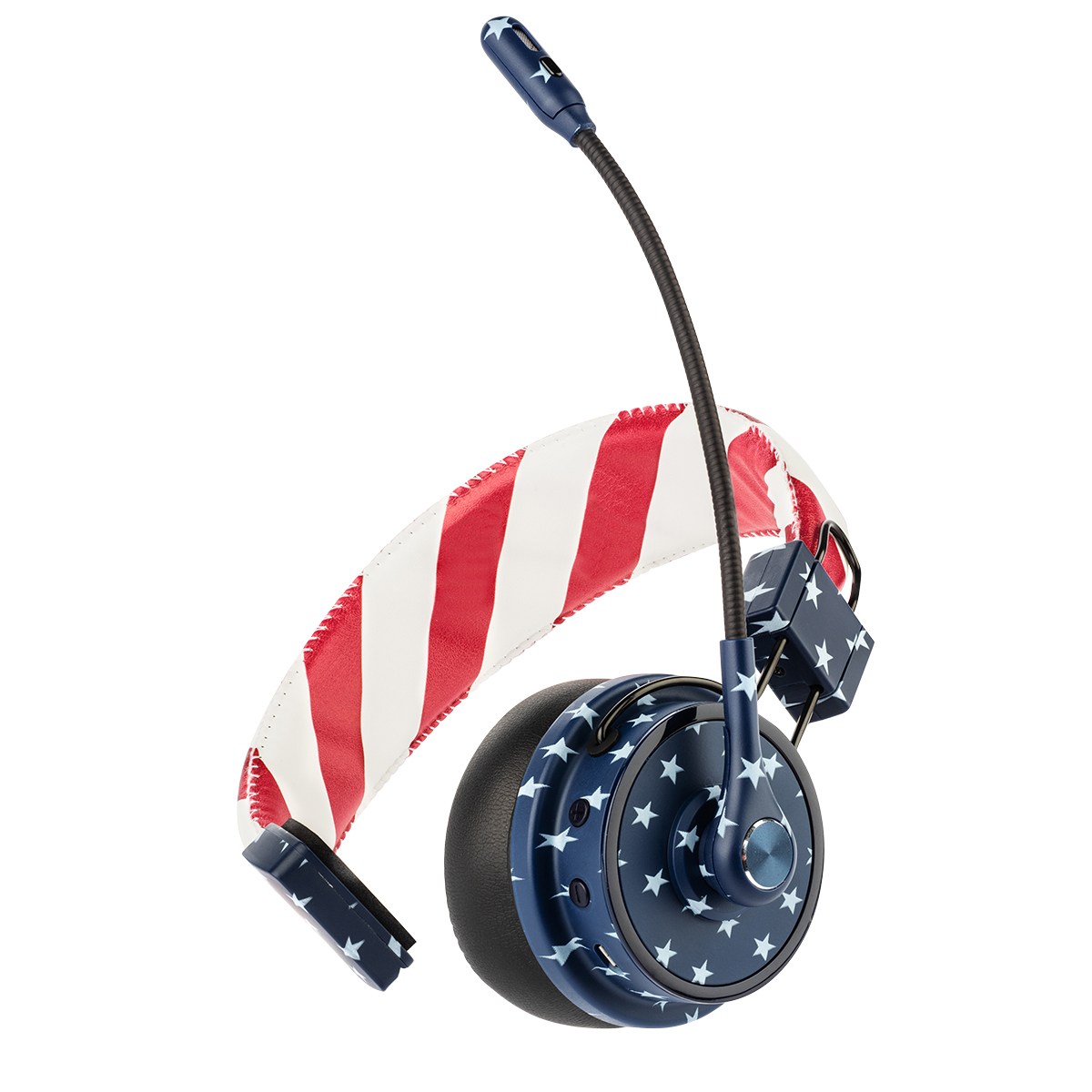 Blue Tiger Elite Ultra Bluetooth Headset - USA Flag - Thumbnail 5