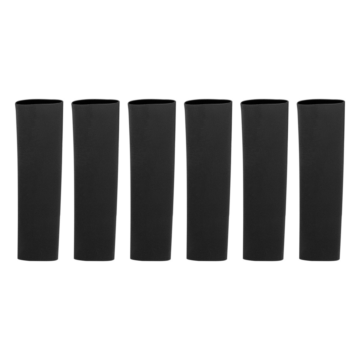3/8" I.D. Black Heat Shrink Tubing, 4" Long (6-Pack). - Thumbnail 2