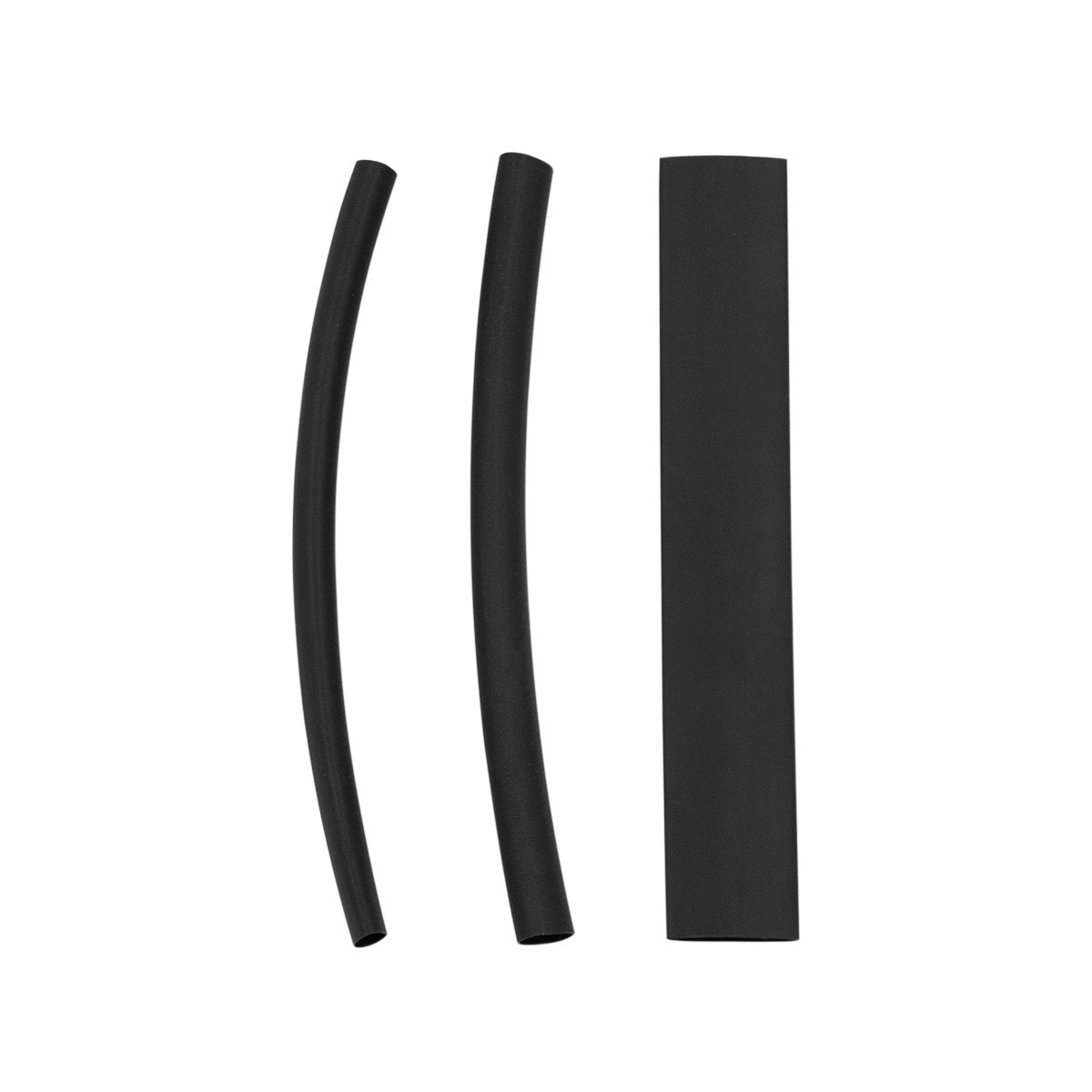 Assorted 3/16",1/4",3/8" Black Heat Shrink Tubing, 4" Long (8-Pack) - Thumbnail 2