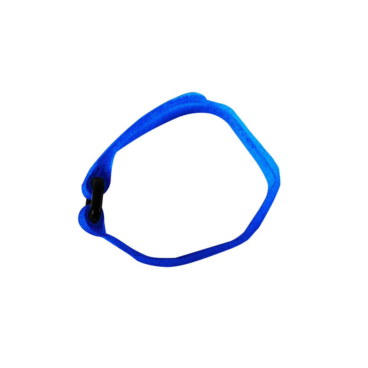 8" x 3/4"  Blue Hook & Loop Velcro Strip-Tie Fasteners with Buckle (8-Pack) - Thumbnail 4