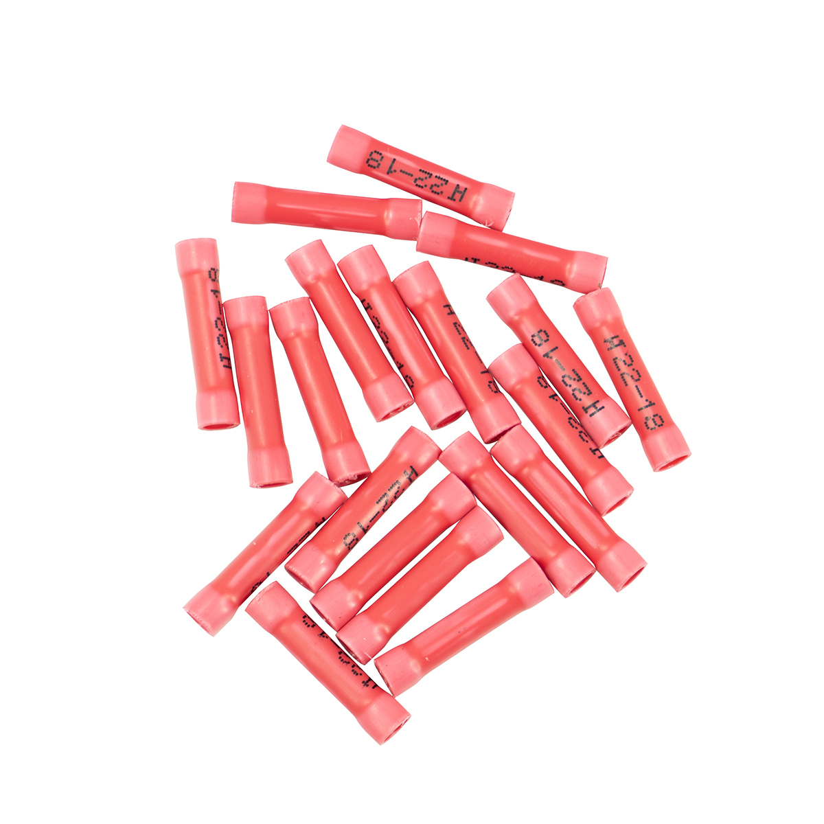 22-18 AWG Vinyl Butt Connector (20-Pack) - Thumbnail 4