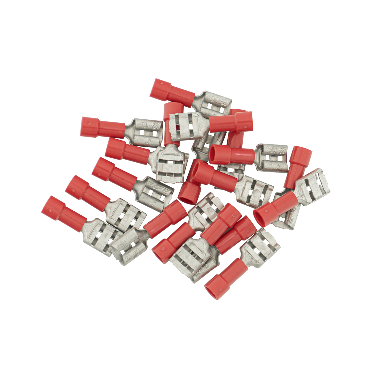 22-18 AWG .250 Tab Vinyl FM Disconnect (19-Pack) - Thumbnail 5