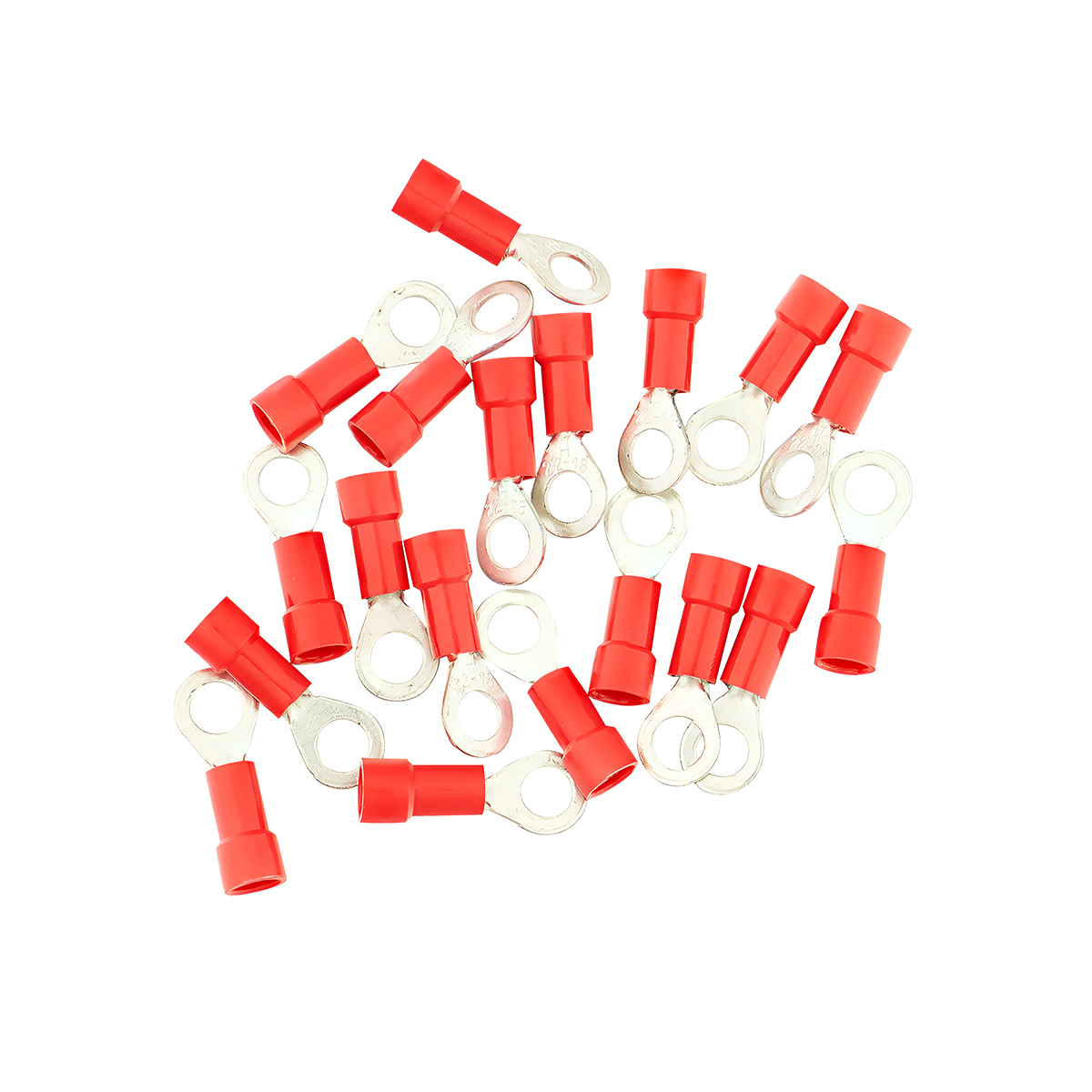 22-18 AWG #10 Stud Vinyl Ring Terminal (19-Pack) - Thumbnail 4
