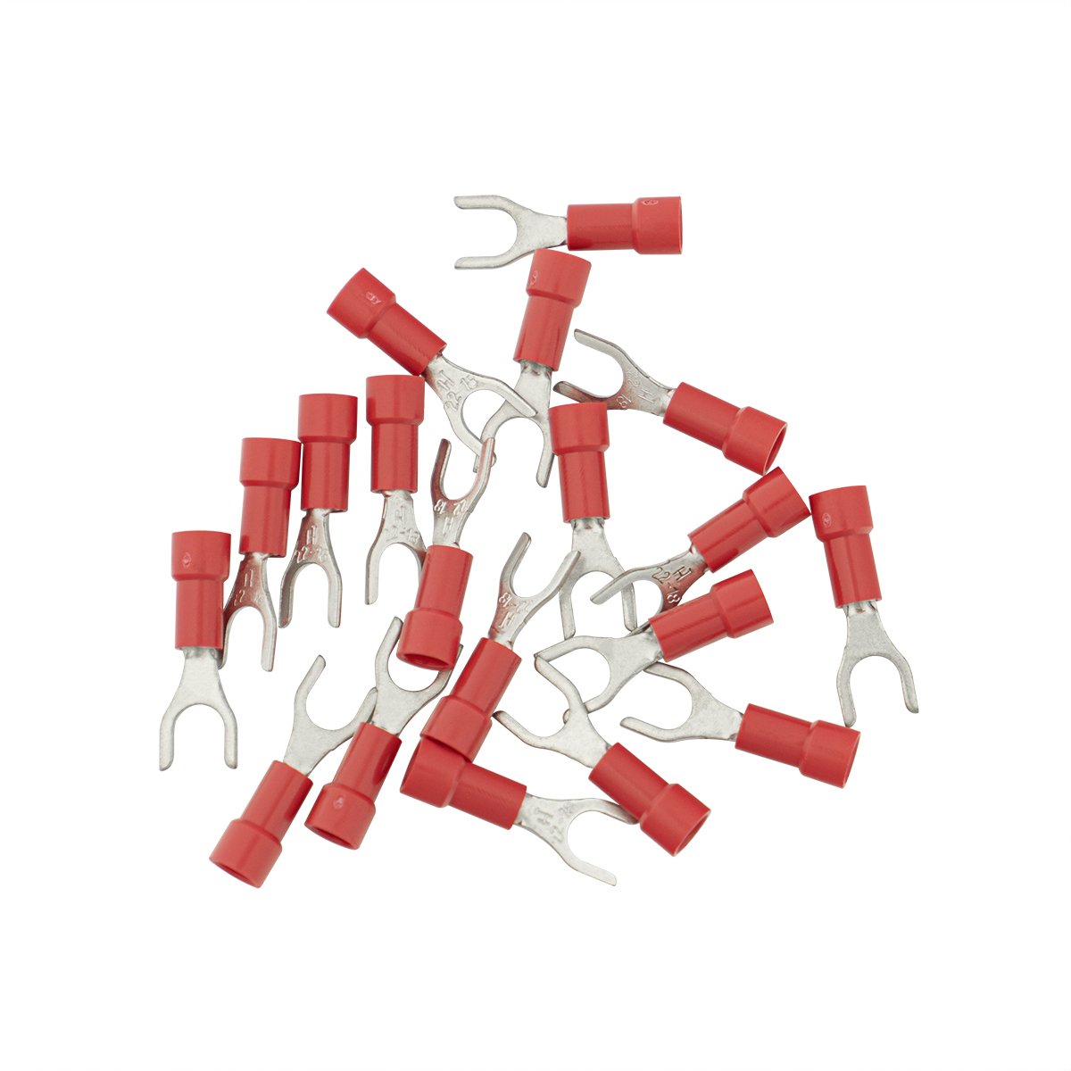 22-18 AWG #10 Stud Vinyl Spade Terminal (19-Pack) - Thumbnail 5