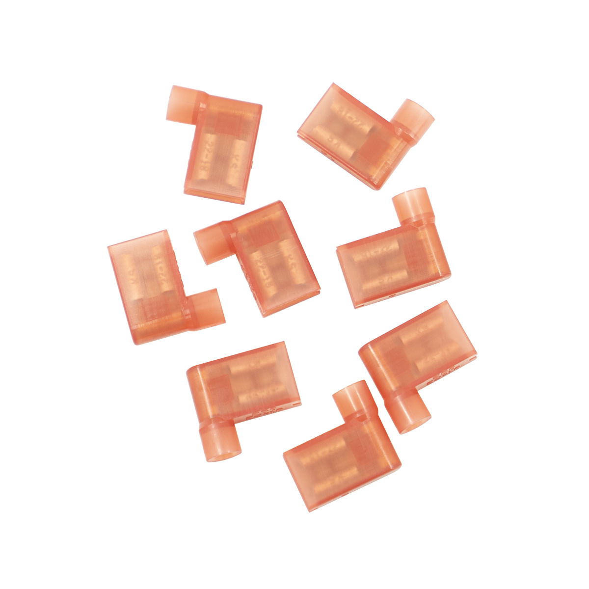 22-18 AWG .250 Tab Nylon Flag Terminal (8-Pack) - Thumbnail 5