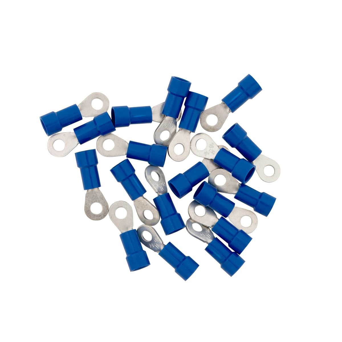 16-14 AWG #6 Stud Vinyl Ring Terminal (19-Pack)