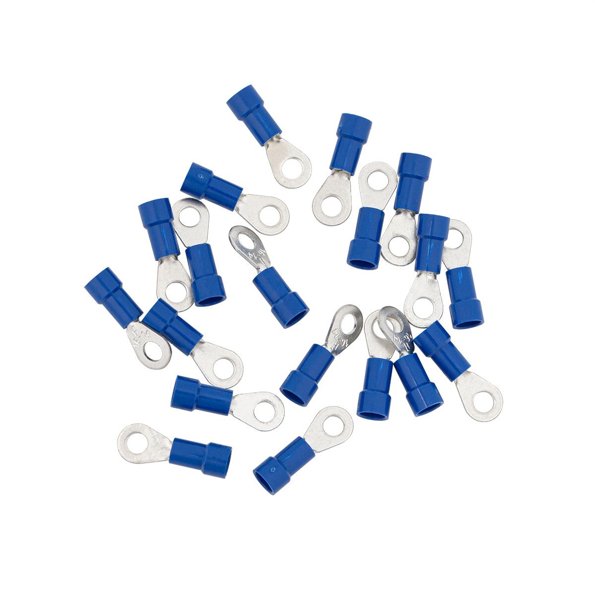 16-14 AWG #8 Stud Vinyl Ring Terminal (19-Pack)