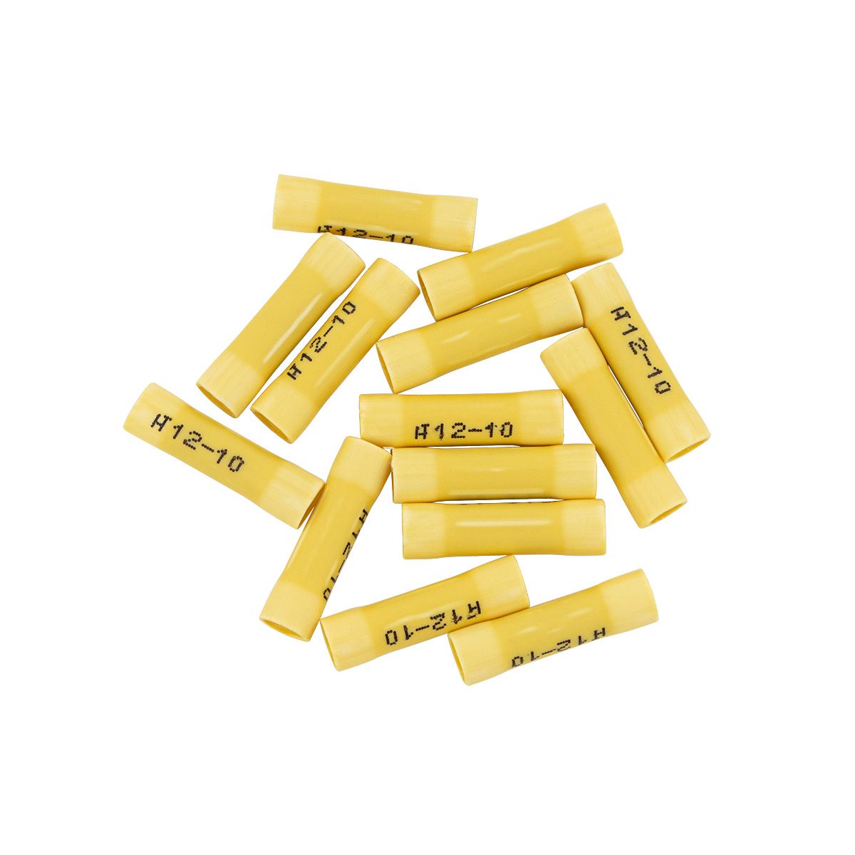 12-10 AWG Vinyl Butt Connector (14-Pack)