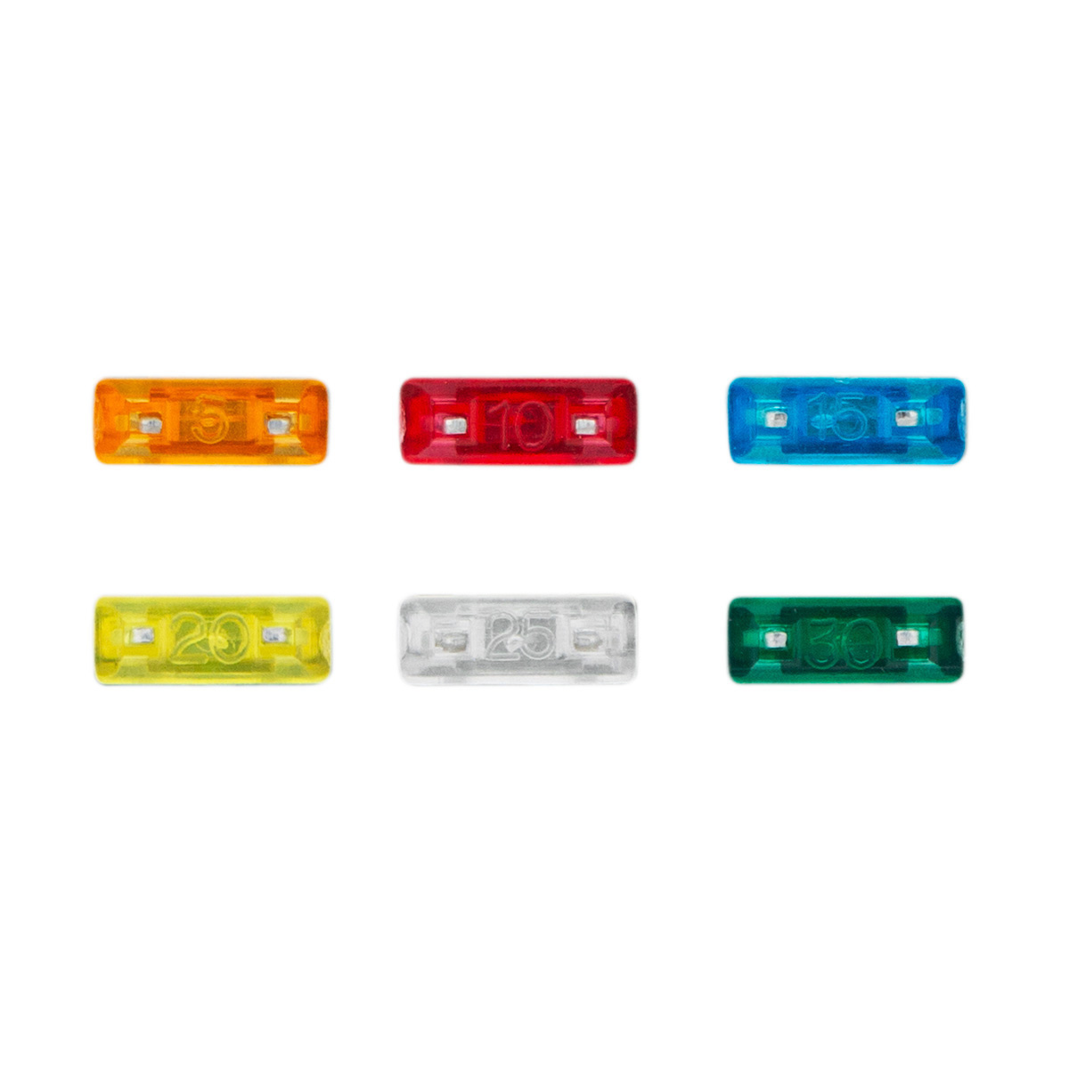Mini Fuse Kit 5,10,15,20,25,30 Amp Fuses (6-Pack) - Thumbnail 3