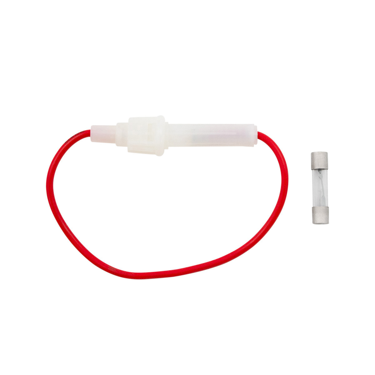 In-Line Glass Fuseholder 16 AWG 6.5" Wire w/ 14 Amp SFE Fuse, 1 Set. - Thumbnail 4