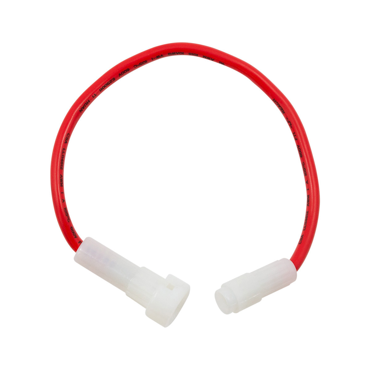 In-Line Glass Fuseholder 10 AWG 6.5" Wire w / (1)30 Amp AGC Fuse & (2)Vinyl Terminals, 1 Set. - Thumbnail 2