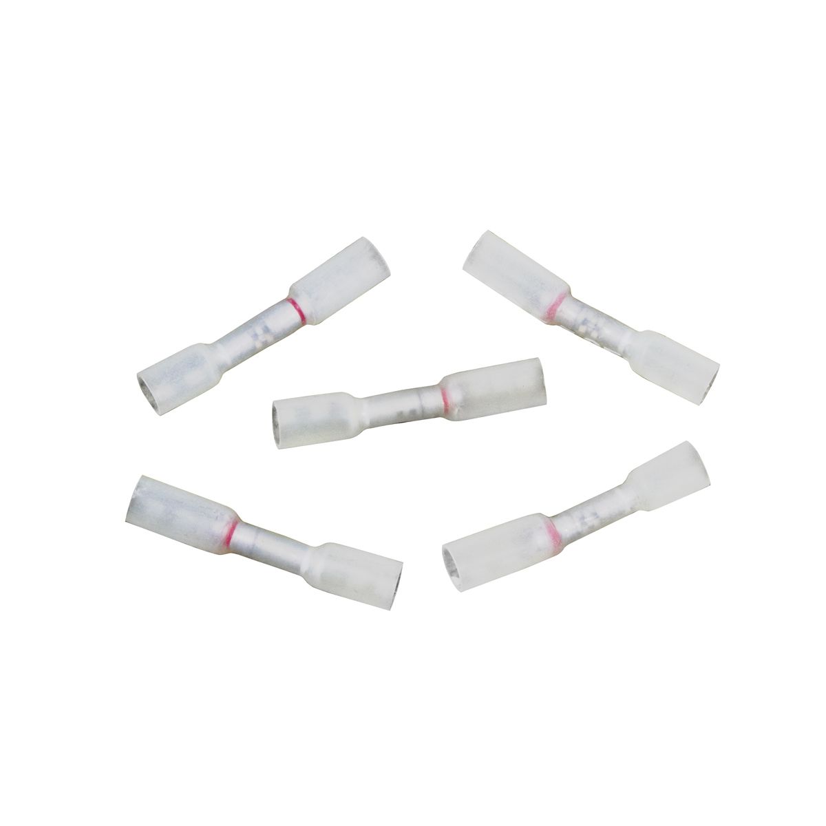 24-22 to 20-18 AWG CS Multi-Wire Heat Shrink Connector - Clear w/ White Dash (5-Pack)