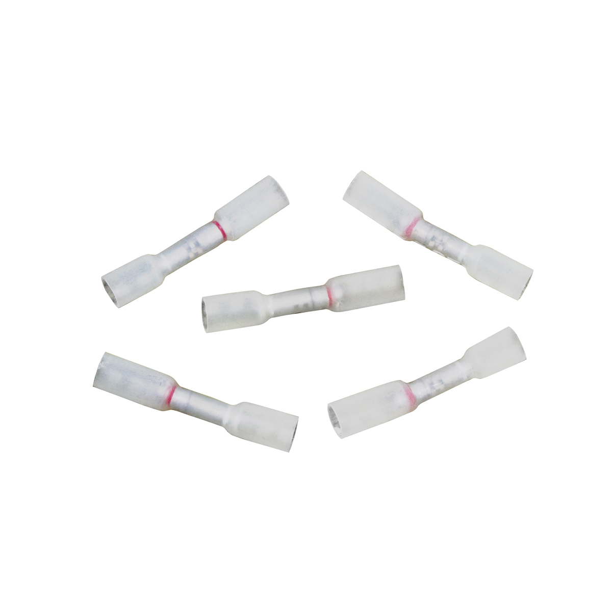 24-22 to 20-18 AWG CS Multi-Wire Heat Shrink Connector - Clear w/ White Dash (5-Pack) - Thumbnail 4