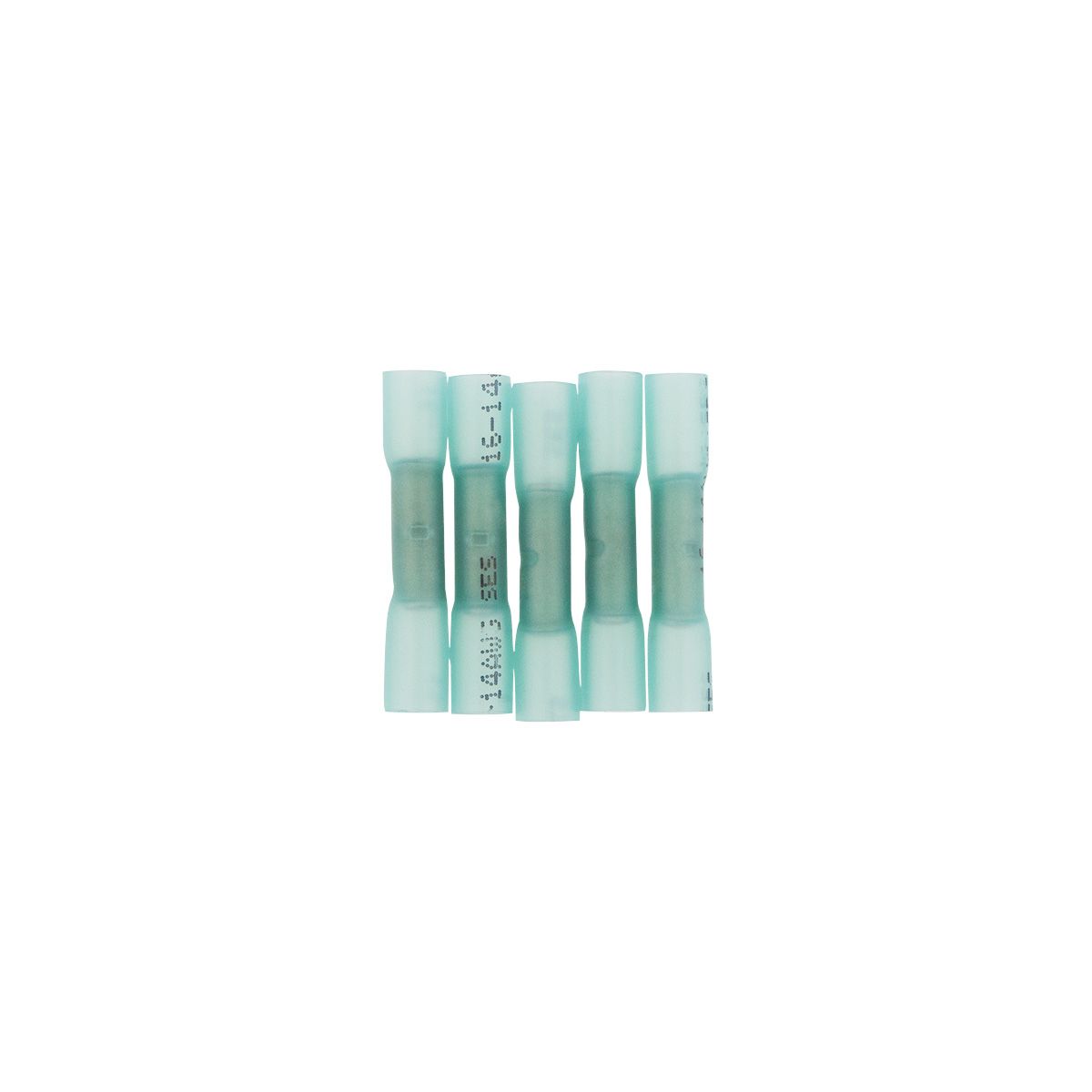 16-14 AWG CS Heat Shrink Butt Connector - Blue (5-Pack)