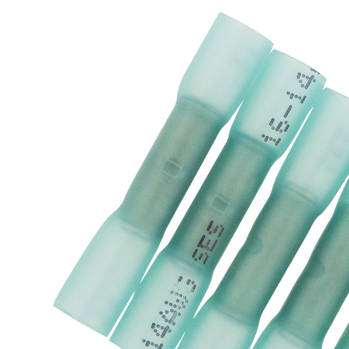 16-14 AWG CS Heat Shrink Butt Connector - Blue (5-Pack) - Thumbnail 4