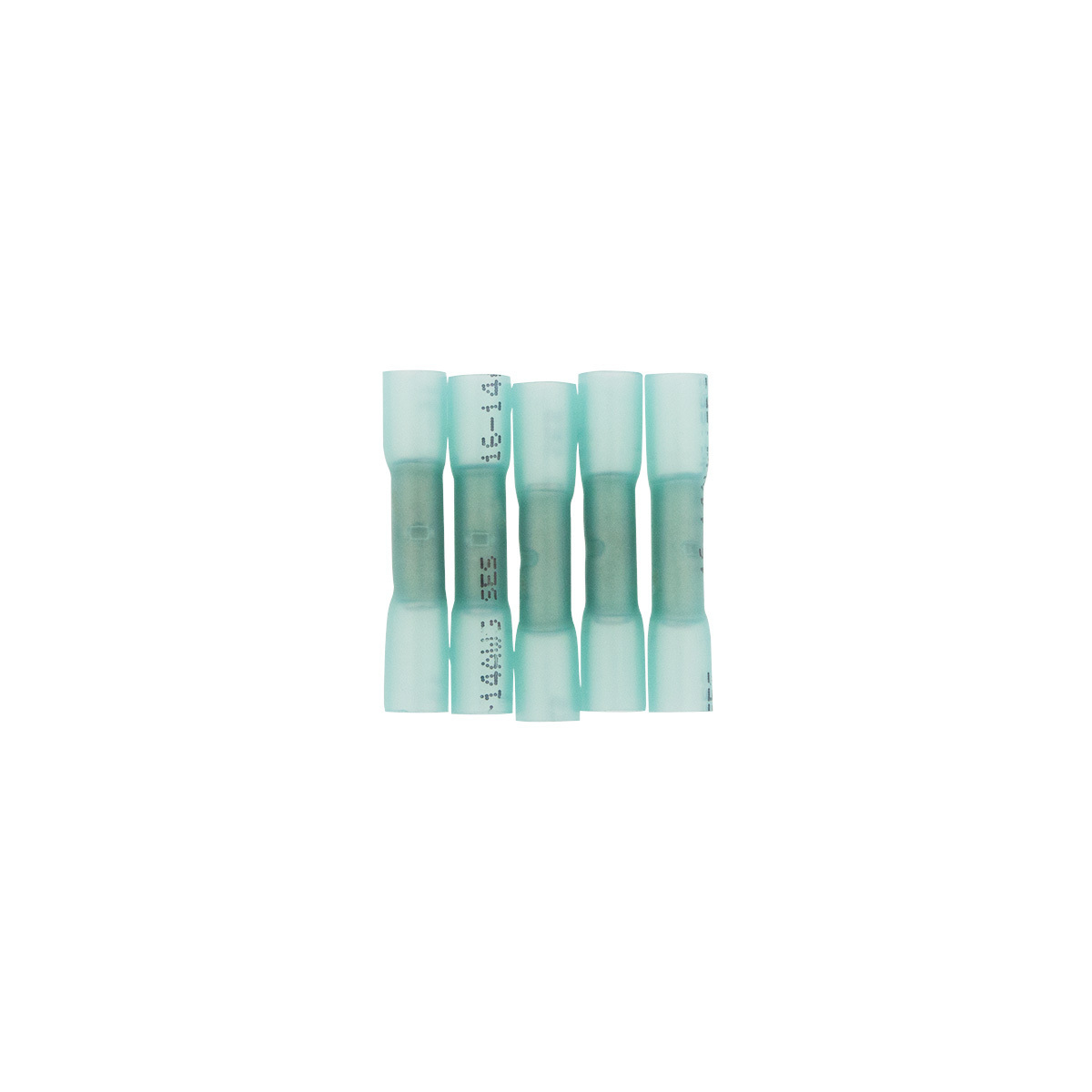 16-14 AWG CS Heat Shrink Butt Connector - Blue (5-Pack) - Thumbnail 5