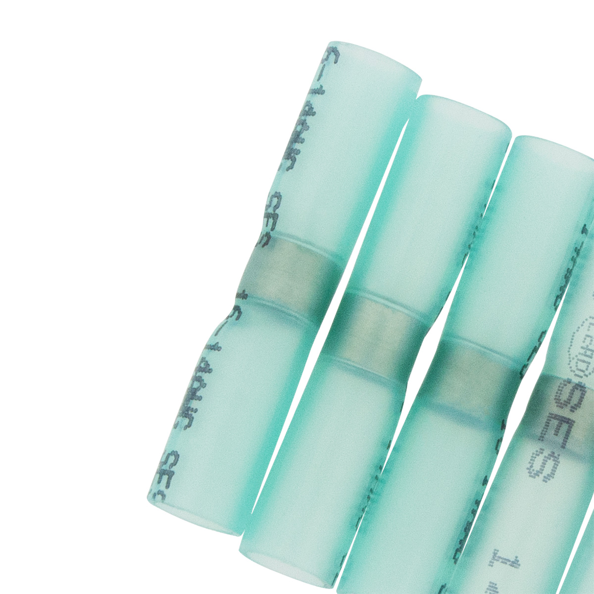 16-14 AWG SS Heat Shrink Butt Connector - Blue (5-Pack) - Thumbnail 4