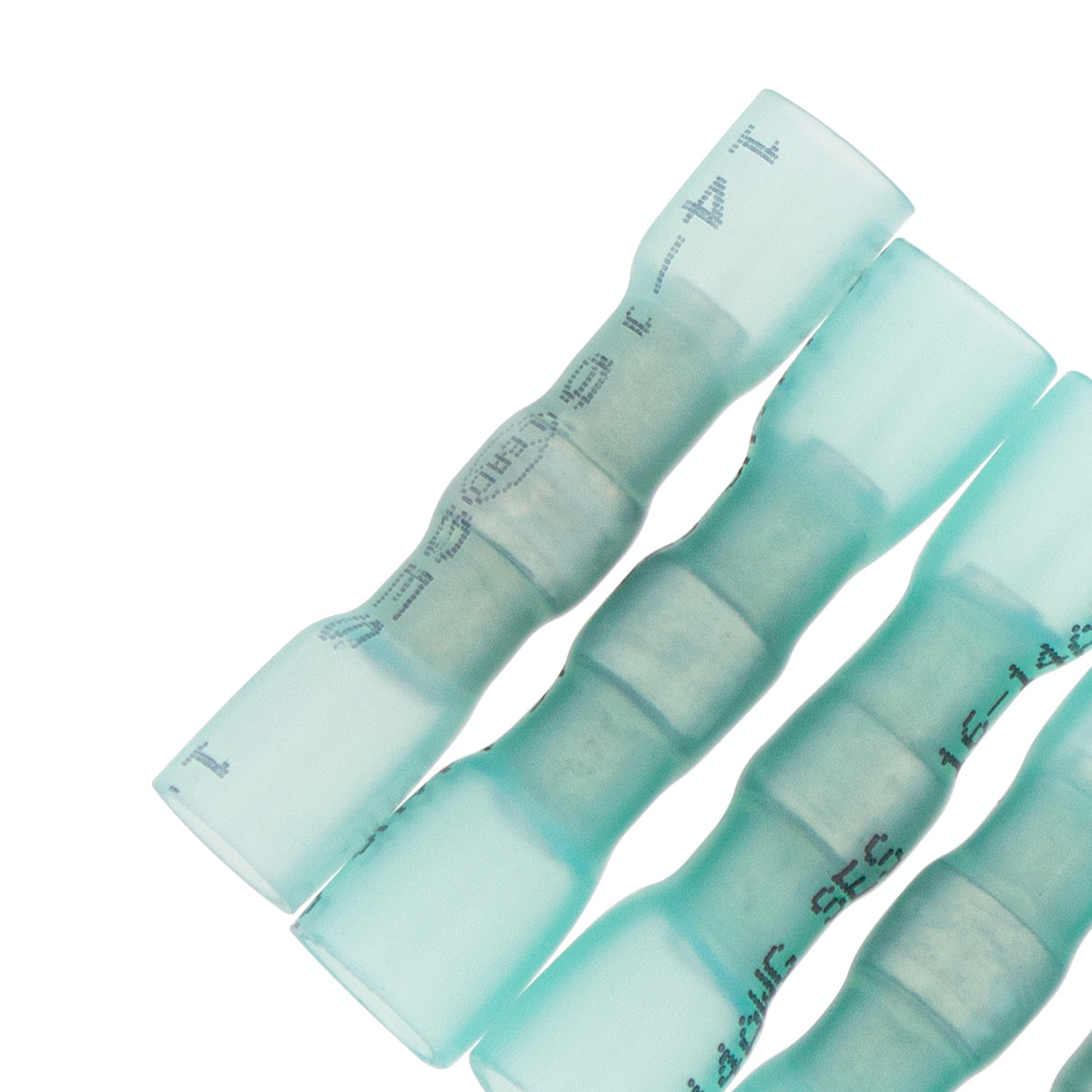 16-14 AWG CSS Heat Shrink Butt Connector - Blue (5-Pack) - Thumbnail 4