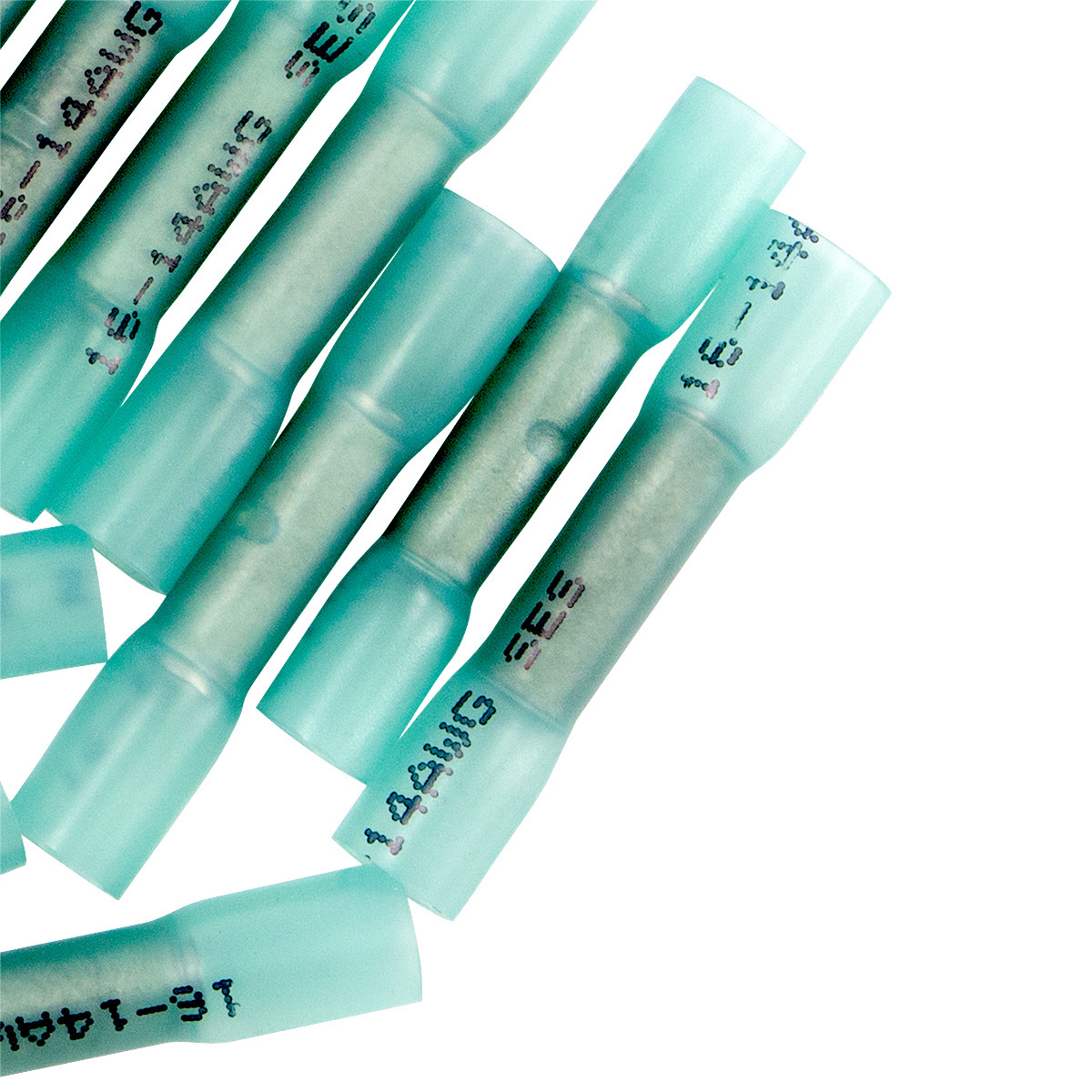 16-14 AWG CS Heat Shrink Butt Connector - Blue (25-Pack) - Thumbnail 4