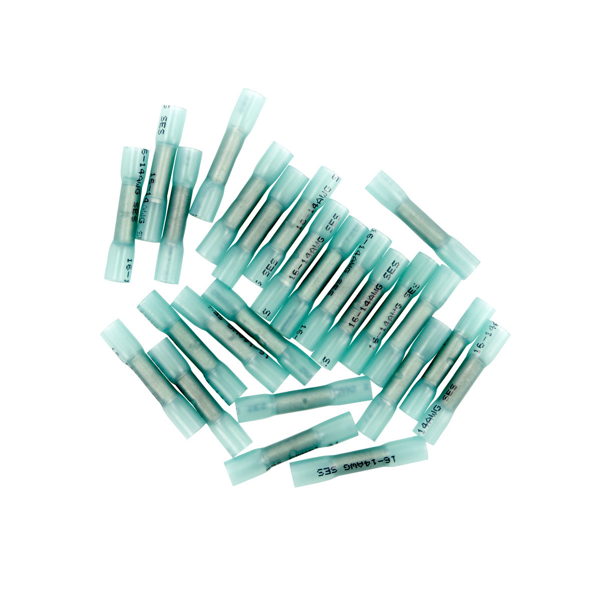 16-14 AWG CS Heat Shrink Butt Connector - Blue (25-Pack) - Thumbnail 5