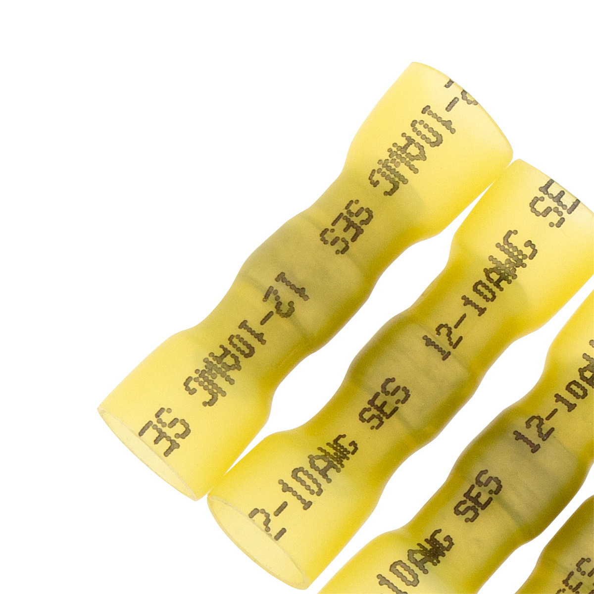 12-10 AWG CSS Heat Shrink Butt Connector - Yellow (4-Pack) - Thumbnail 4